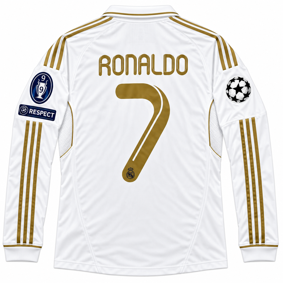 Real Madrid 2011/12 Home - Long Sleeve - RONALDO 7
