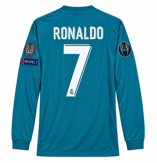 Real Madrid 2017/18 Third - Long Sleeve - RONALDO 7