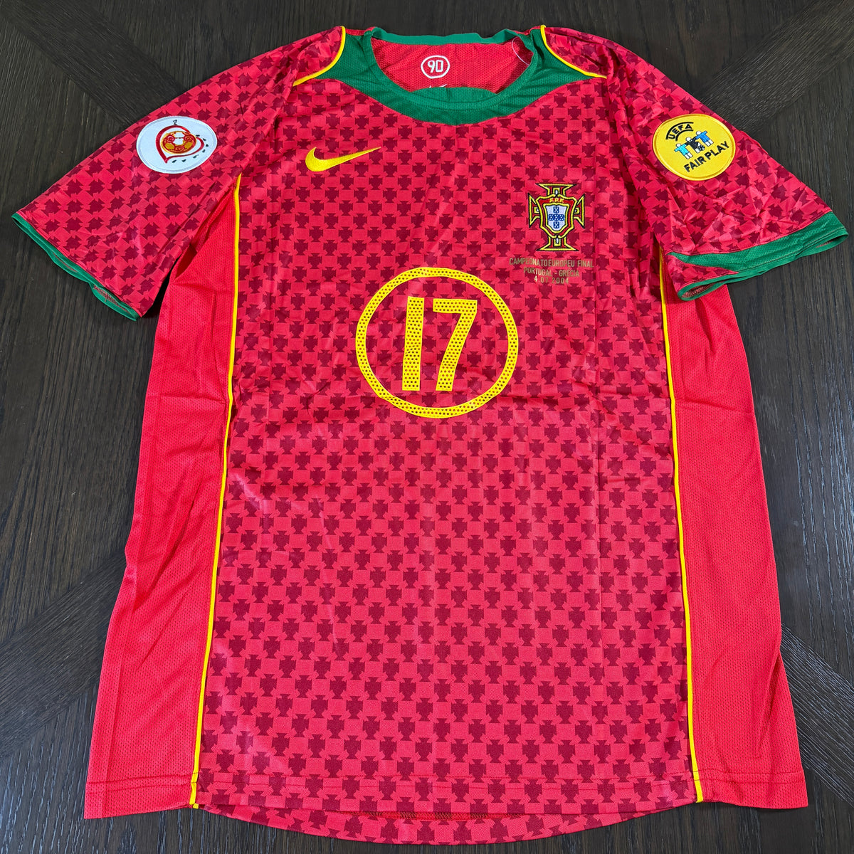 Portugal 2004 Home - C.RONALDO 17