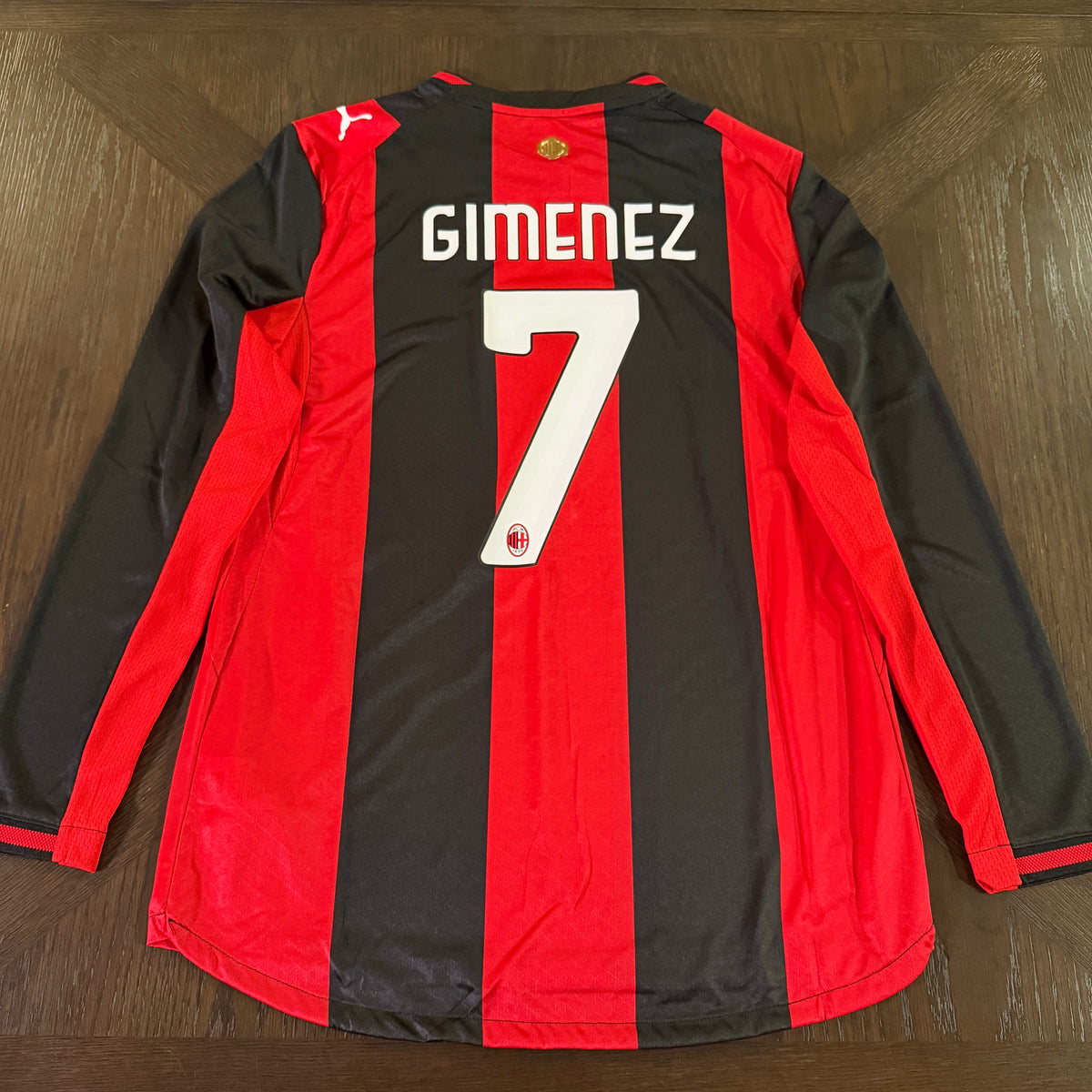 AC Milan 2026/27 Home - GIMENEZ 7 - Long Sleeve - Player Version