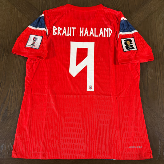 Norway 2026 Home - BRAUT HAALAND 9 - Player Version
