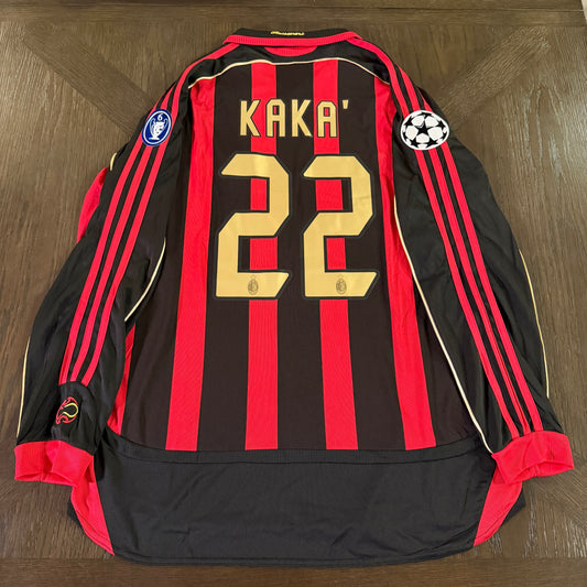 AC Milan 2006/07 Home - Long Sleeve - KAKA 22
