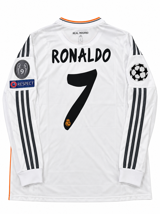 Real Madrid 2013/14 Home - Long Sleeve - RONALDO 7