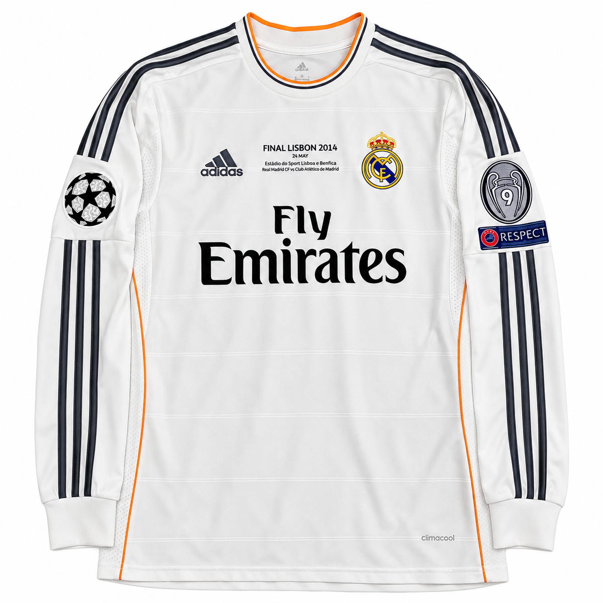 Real Madrid 2013/14 Home - Long Sleeve - RONALDO 7