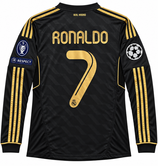 Real Madrid 2011/12 Away - Long Sleeve - RONALDO 7