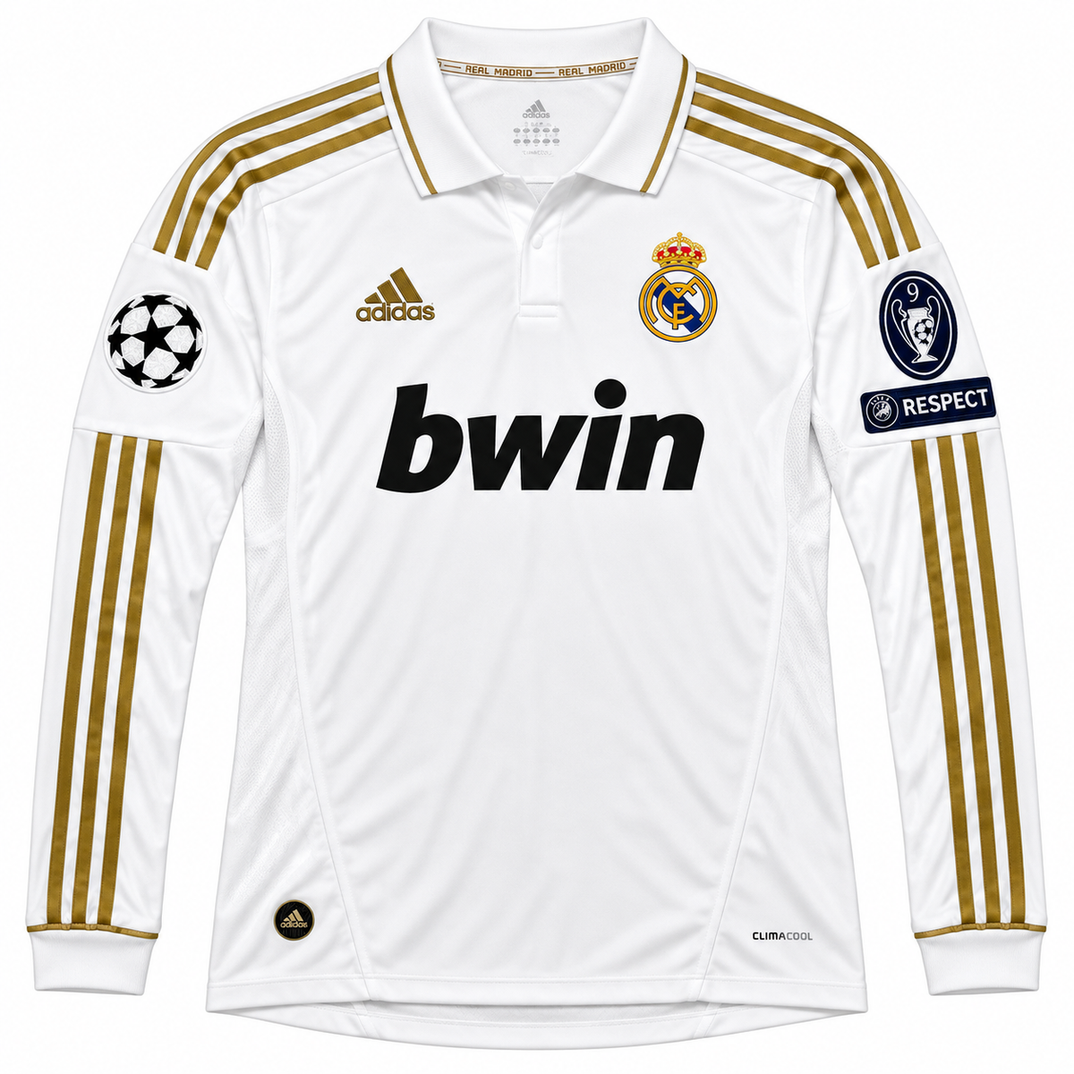 Real Madrid 2011/12 Home - Long Sleeve - RONALDO 7