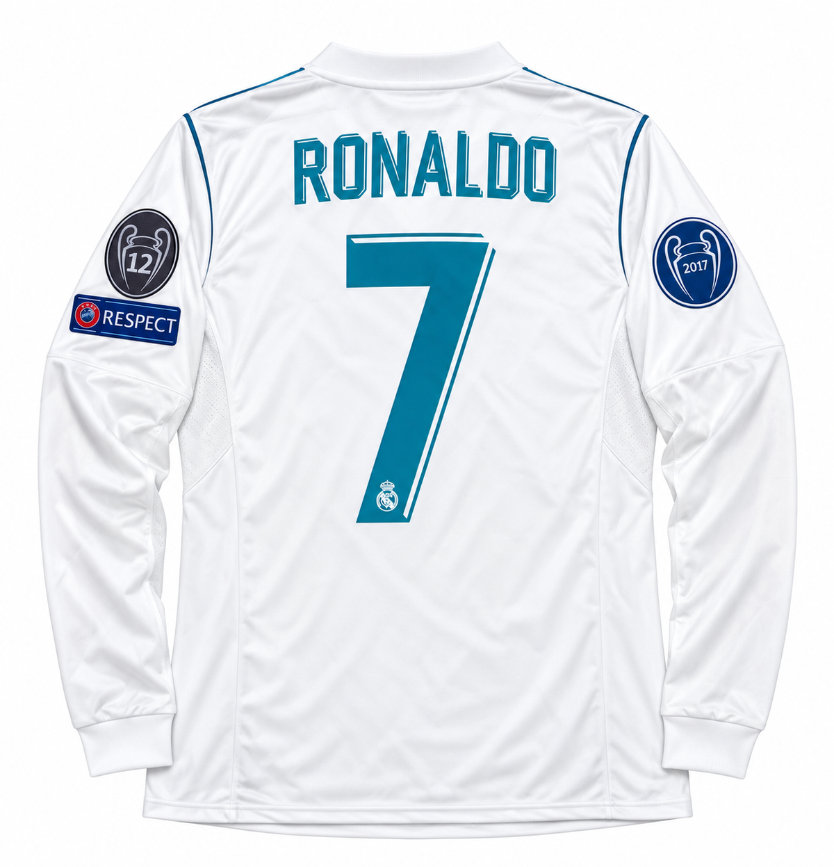 Real Madrid 2017/18 Home - Long Sleeve - RONALDO 7